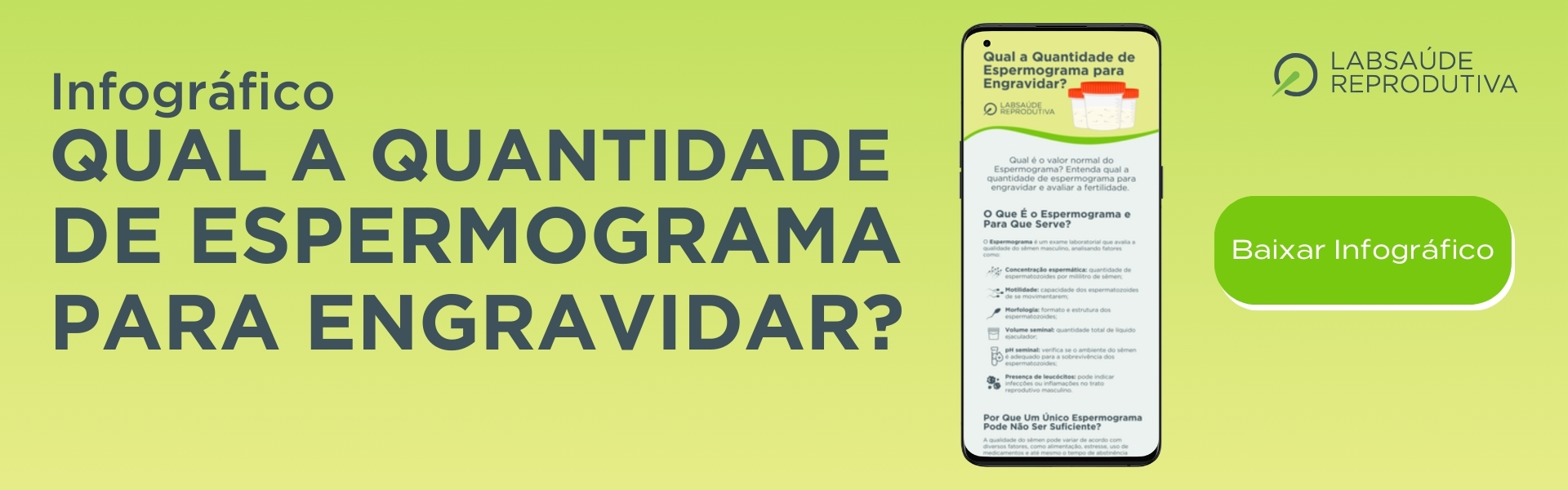 banner cta qual a quantidade de espermograma pra engravidar