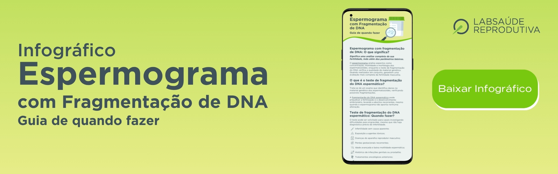 banner espermograma com fragmentaçao de dna