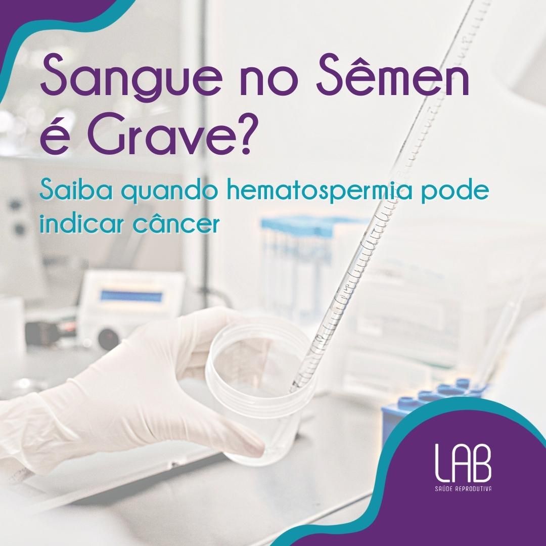 sangue no semen é grave