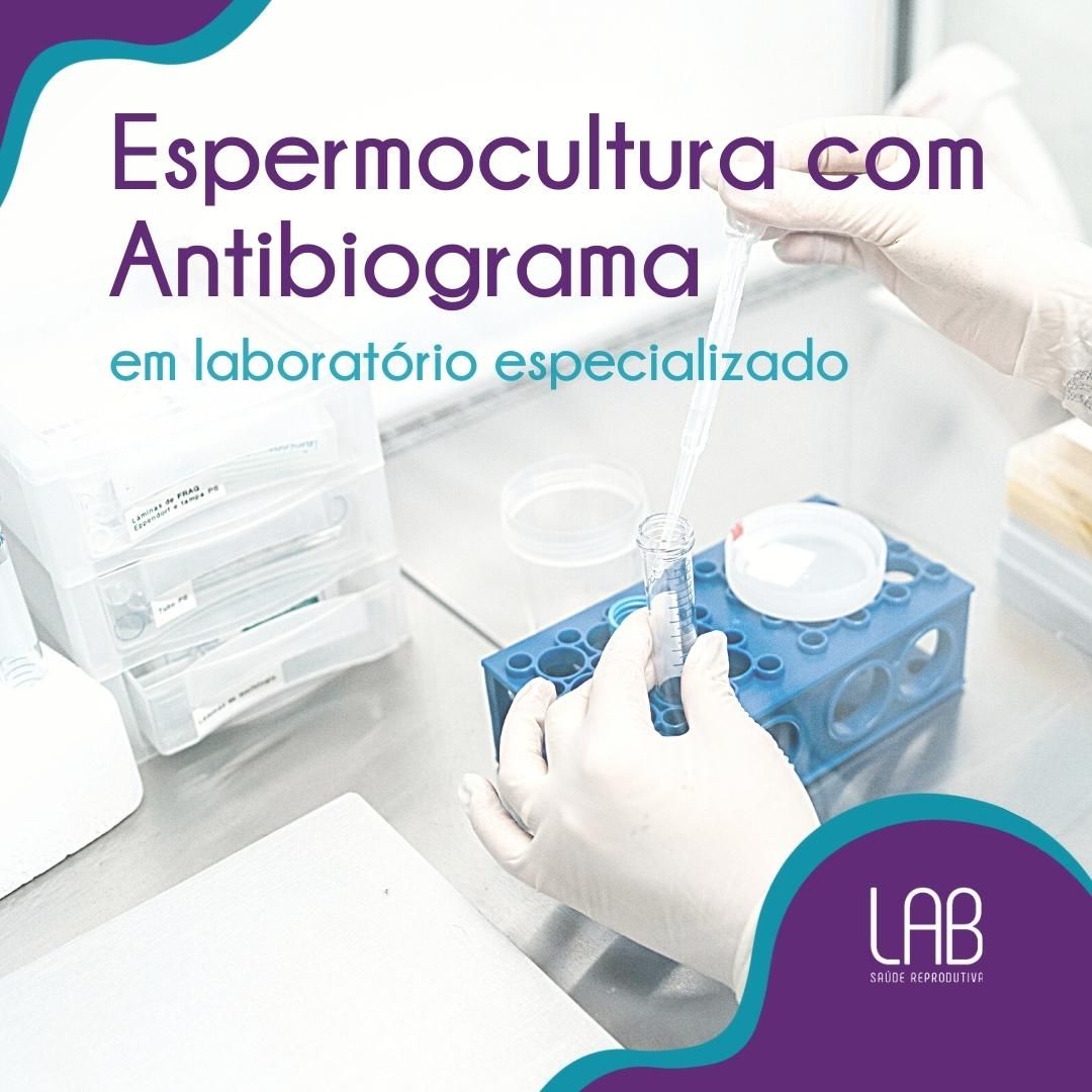 espermocultura com antibiograma